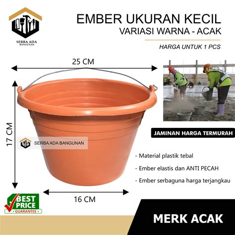 EMBER TIMBA COR HIJAU KECIL HARGA SATUAN ANTI PECAH Lazada Indonesia