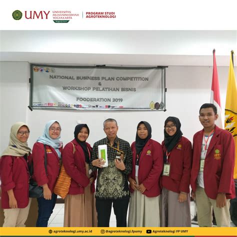 Mahasiswa Agroteknologi Umy Menjadi Best Presenter Dalam Bisnis Plan