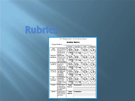 Chapter Checklists Rating Scales Rubrics Lecture By