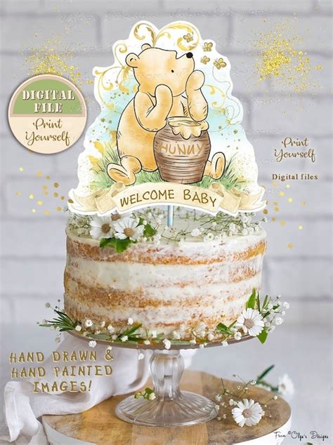 Classic Winnie The Pooh Baby Shower Centerpiece Classic Pooh Etsy