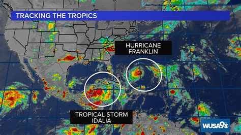 Franklin Becomes A Major Hurricane While Idalia Heads Toward Florida