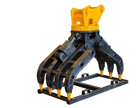 Zsyb Excavator Parts High Efficiency Zsyb Hydraulic Grapple Steel Material 5 Teeth Dual Oil