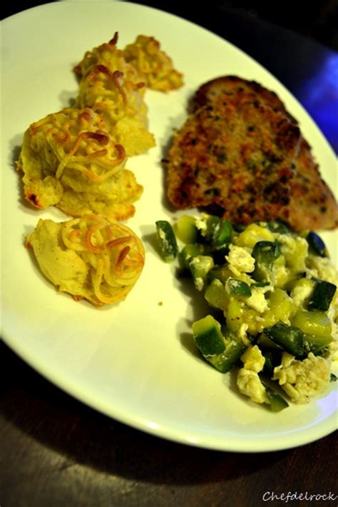 Milanesas De Peceto A La Casanova Con Papas Duquesa Y Zapallitos