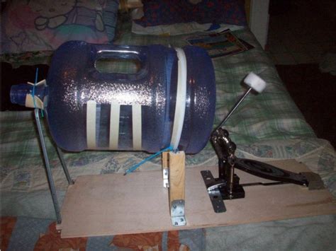 Super Cheap Bass Drum Kick Drum Diy 5 Steps Instructables