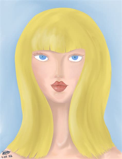 Poupée blonde AGN ce que je fais pendant mon temps libre