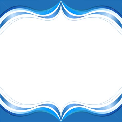 Border Wave Blue Wave Waves Png And Vector With Transparent
