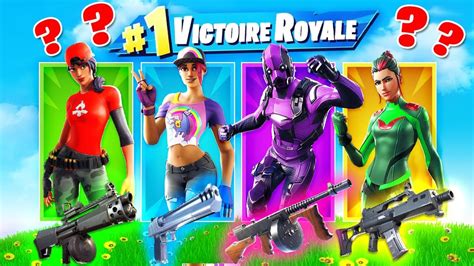 Skin Saison Al Atoire Challenge D Fi Fortnite Battle Royale Youtube