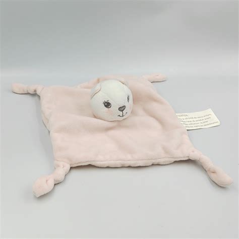 Doudou Plat Chat Rose BRIOCHE LA HALLE