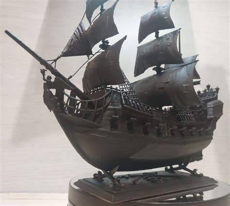 Stl File The Black Pearl Pirate Ship 🏴‍☠️ ・3d Printer Model To Download