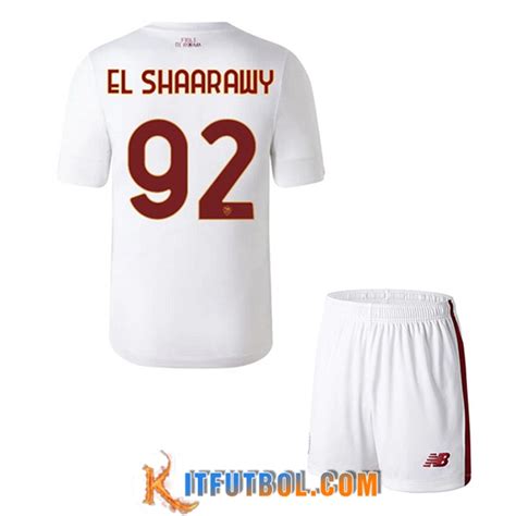 La Camisetas De Futbol As Roma El Shaarawy Ninos Segunda