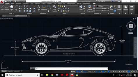 Car Design In Autocad 2d Cristiankruwmarks
