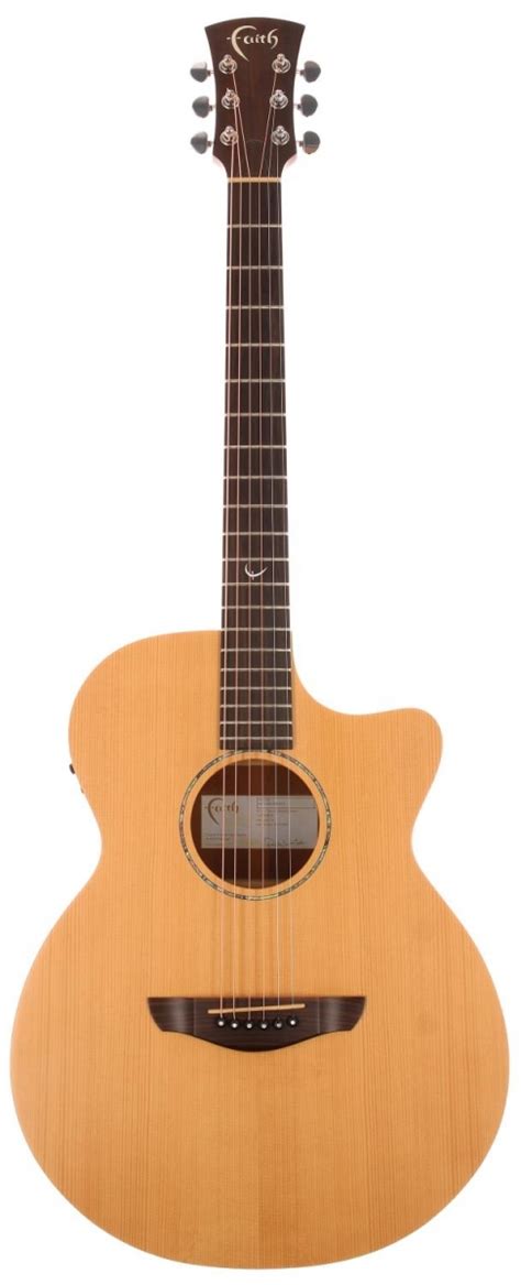 2018 Faith Naked Series Venus Cutaway Electro Acoustic Guitar Made In Indonesia