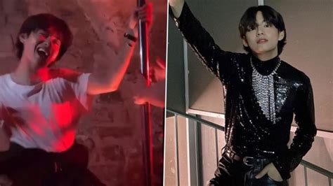 BTS V Aka Kim Taehyung Pole Dancing Video From Celine S After Party In