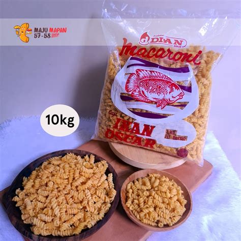 Jual Makaroni Spiral Makaroni Mentah Makaroni Oscar Kg Shopee