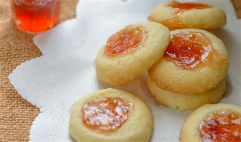 Healthy Holiday Thumbprint Cookies Recipe