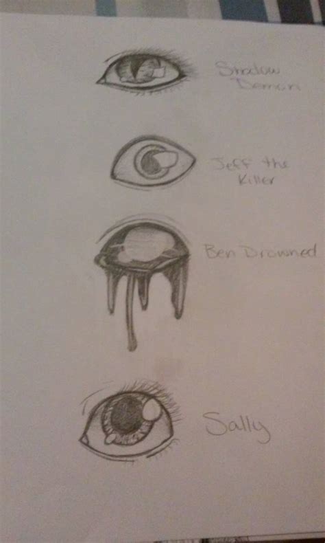 Creepypasta Eyes by Shadow-Demon678 on DeviantArt