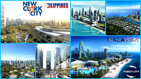 Master Plan New Clark City Philippines And Forest City Malaysia