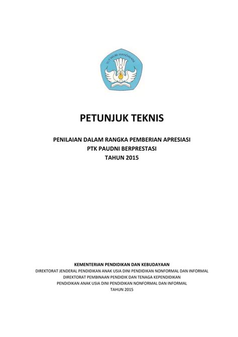 Pedoman Penilaian Apresiasi Komplit Pdf