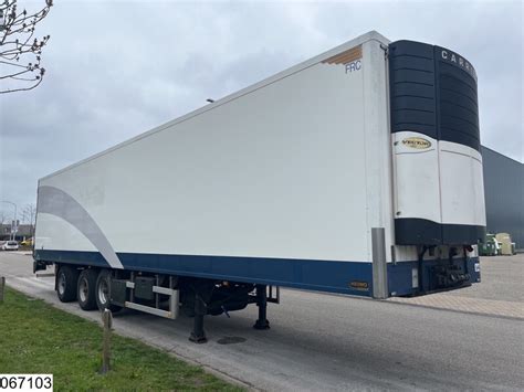 Refrigerator Semi Trailer Tracon 3 Ass KORTE Oplegger Met VeDeCar