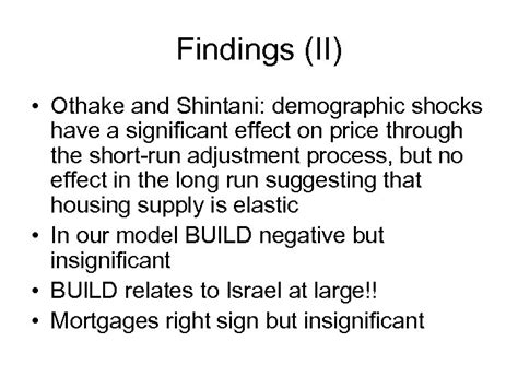 Immigration And Urban Housing Market Dymamics The Case