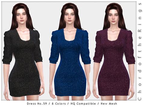 The Sims Resource ChordoftheRings Dress No 59