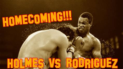 Larry Holmes Vs Lucien Rodriguez Nbc P Fps Youtube