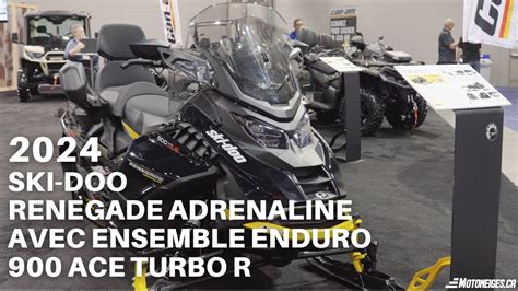 2024 Ski Doo Renegade Adrenaline Avec Ensemble Enduro 900 ACE Turbo R