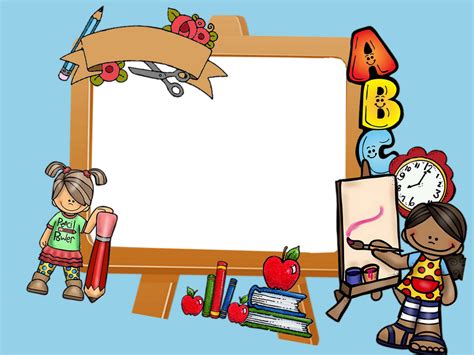 Png Frame School School Frame Preschool Art Activities School Art