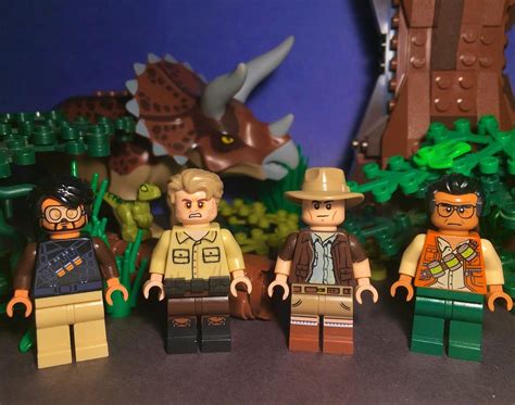 Custom Jurassic Park Jurassic World Figures Minifig Customisation