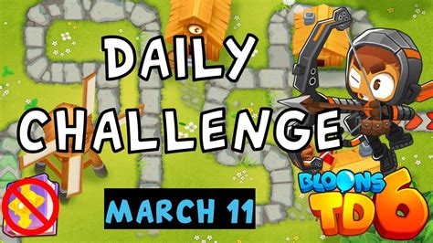 Bloons TD 6 Daily Challenge T5S And Multiple Towers And DCM Oh No