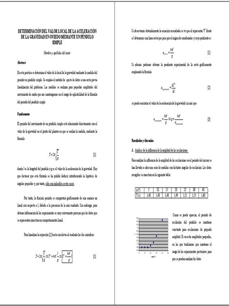 Pdf Ejemplo De Informe Pendulo Simple Dokumen Tips