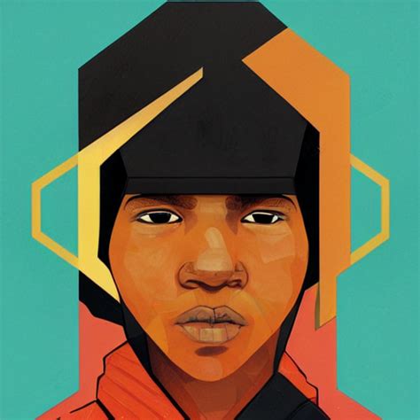 KREA Trayvon Martin By Sachin Teng Asymmetrical Organic Painting