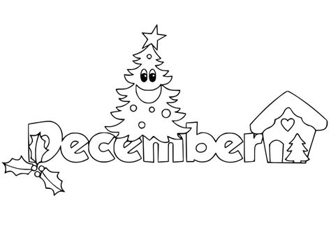 Dibujos De Diciembre Imprimible Para Colorear Para Colorear Pintar E