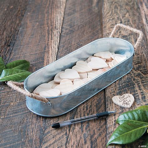 Galvanized Metal Tray With Handles Oriental Trading