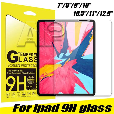 Premium Tempered Glass Kindle Screen Protector For Ipad Pro 12 9 Inch Air 2 3 10 5 2019 Mini 2 4