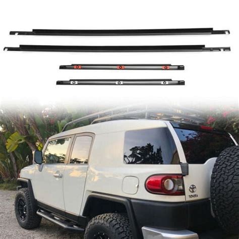 For Toyota 07 14 FJ Cruiser Door Belt Molding Weatherstrip FRONT REAR