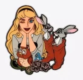 75150 Briar Rose Hot Topic Princess Sidekick Mystery Collection Loungefly Disney Pin