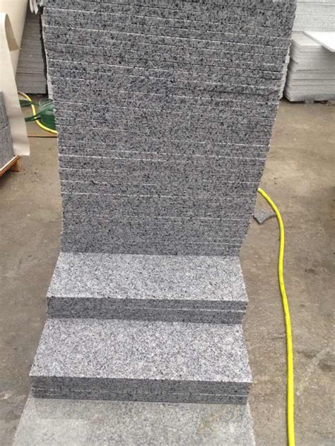 G640 Sardinian Flamed Grey White Granite Tiles Natural Granite Tile