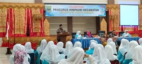 Bupati Suhatri Bur Hadiri Pelantikan Pengurus Himpaudi Kecamatan Se