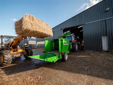 New Mchale C Trailed Silage Feeder And Straw Blower Bale Baron Uk