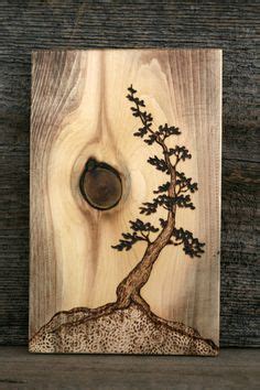 Ancient Tree III Art Block Woodburning By TwigsandBlossoms Beginner