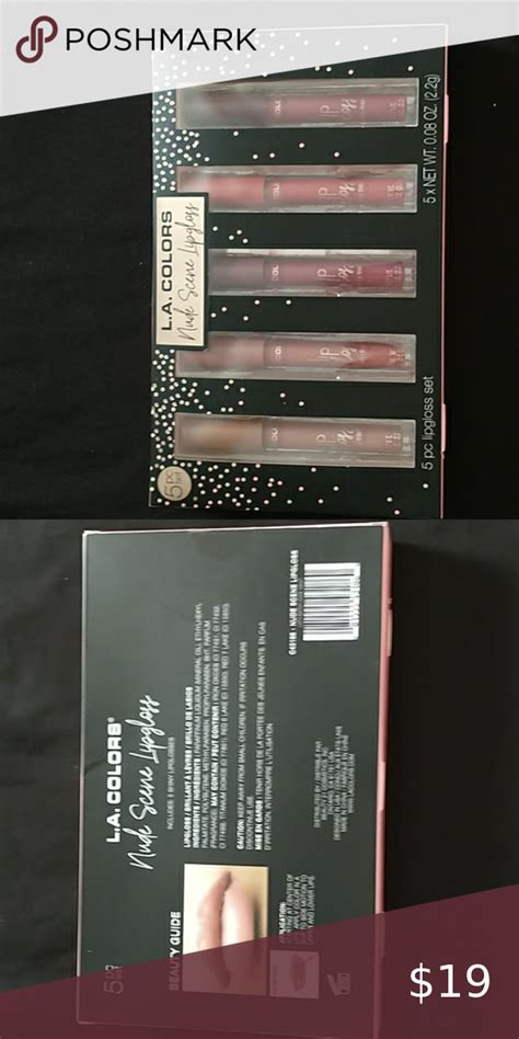 LA Colors Nude Scene Lipgloss La Colors Lip Gloss Color