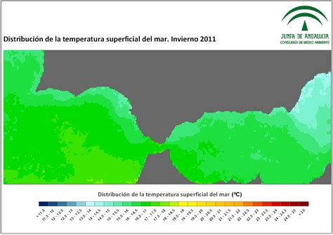 Imágenes de temperatura superficial del mar SST Análisis estacional