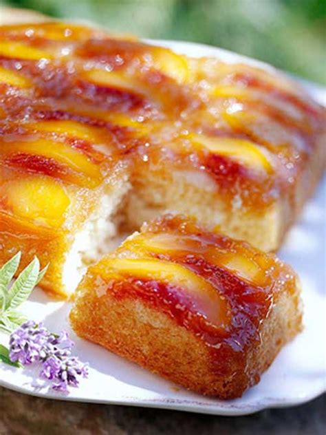 Homemade Peach Upside Down Cake Recipe Flavorite