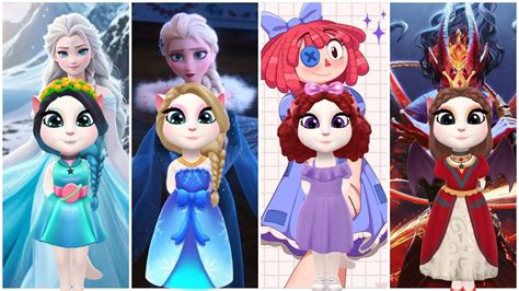 My Talking Angelam 2 Angel Vs Frozen Of Elsa Vs Devil Vs