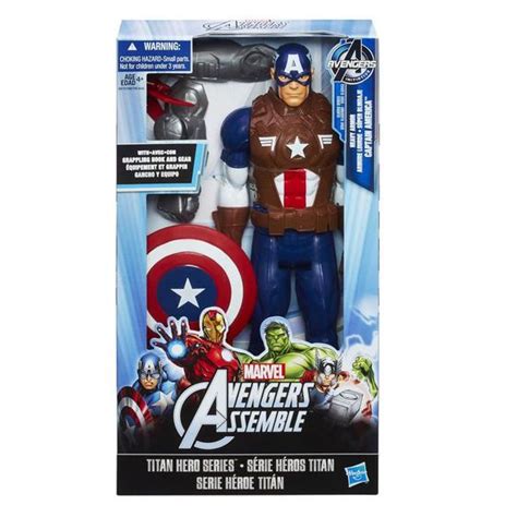 Boneco Avengers Luxo Capit O Am Rica Titan Hero Hasbro