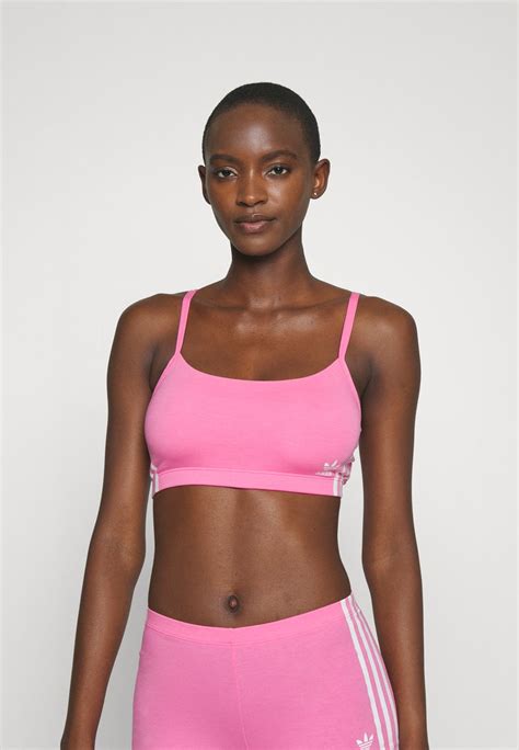 Adidas Originals Bralette Top Pink Melange Rosa Zalando Es