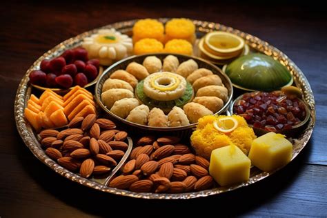 Premium Ai Image Dawali Sweets And Mithai Platter Diwali Symbols