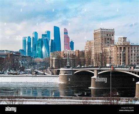 Moscow architecture, modern city skyscrapers Stock Photo - Alamy