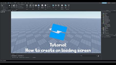 Tutorial How To Make An Loading Screen Roblox Studio Youtube